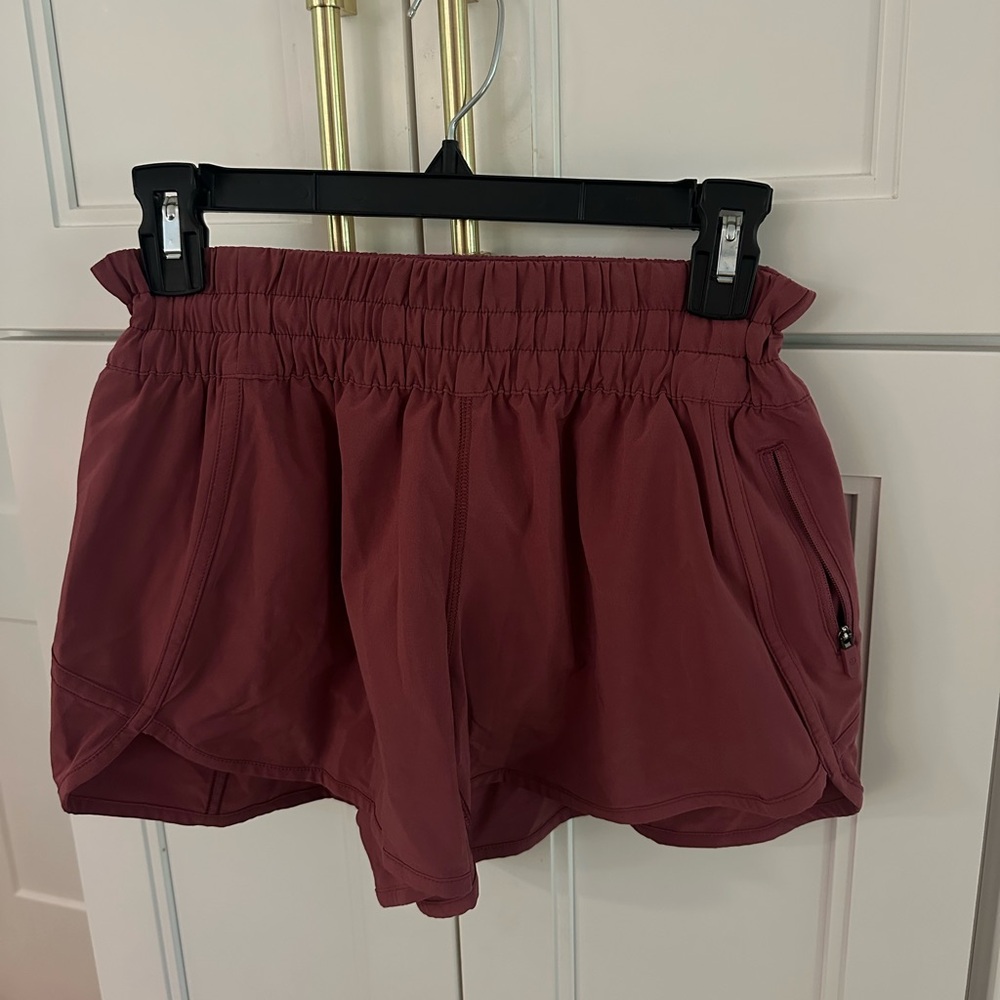 Lululemon Women's Burgundy Active Shorts